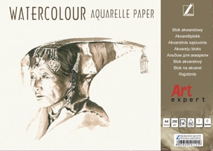 Blok akwarelowy A4 Art Expert 10k 210g biały Kreska